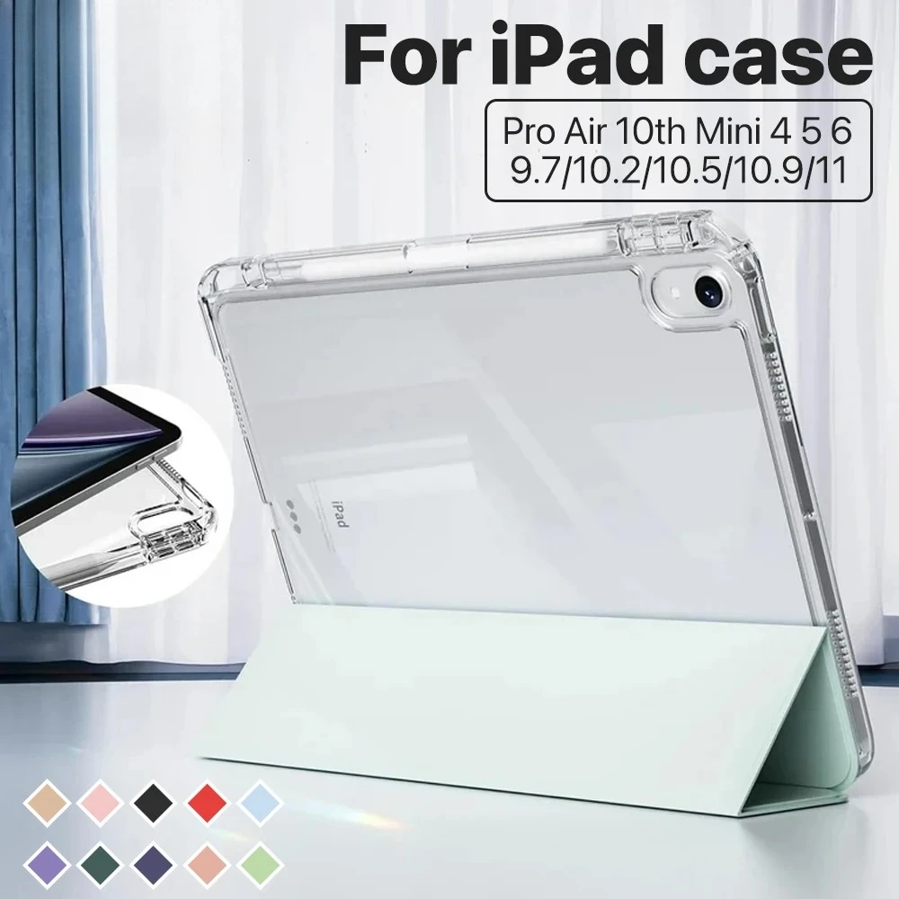 Acrylic Transparent Funda Shockproof Cover Case – for IPad 11th A16, Pro Air 11 M3 M2 M4 2025 9 8 7 6 5 4, 10 Th, Mini 7 6
Acrylic Transparent Funda Shockproof Cover Case – for IPad 11th A16, Pro Air 11 M3 M2 M4 2025 9 8 7 6 5 4, 10 Th, Mini 7 6
