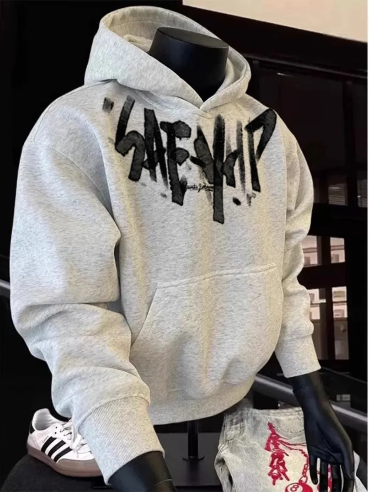 Men's Hoodie Sweatshirt Thickened Fleece Inner White Grey Ring Collar Autumn Winter Casual Outerwear Heavyweight Hardwearing ...
Men's Hoodie Sweatshirt Thickened Fleece Inner White Grey Ring Collar Autumn Winter Casual Outerwear Heavyweight Hardwearing ...