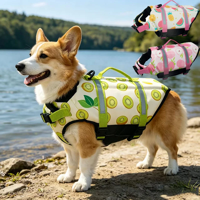 Summer Dog Life Jacket Reflective Adjustable Large Dogs Swimwear Safety Vest Surfing Sailboat Enhanced Buoyancy Pet Lifejackets
Summer Dog Life Jacket Reflective Adjustable Large Dogs Swimwear Safety Vest Surfing Sailboat Enhanced Buoyancy Pet Lifejackets