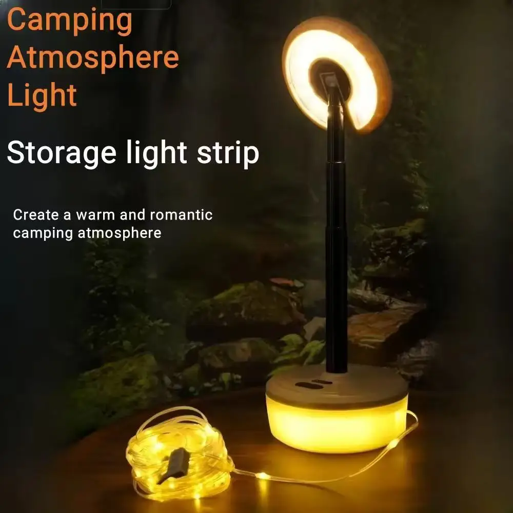 Type-C Rechargeable Adjustable Camping Lantern String Lights Telescopic Fill Light Atmosphere Desk Lamp for Outdoor Camping
Type-C Rechargeable Adjustable Camping Lantern String Lights Telescopic Fill Light Atmosphere Desk Lamp for Outdoor Camping