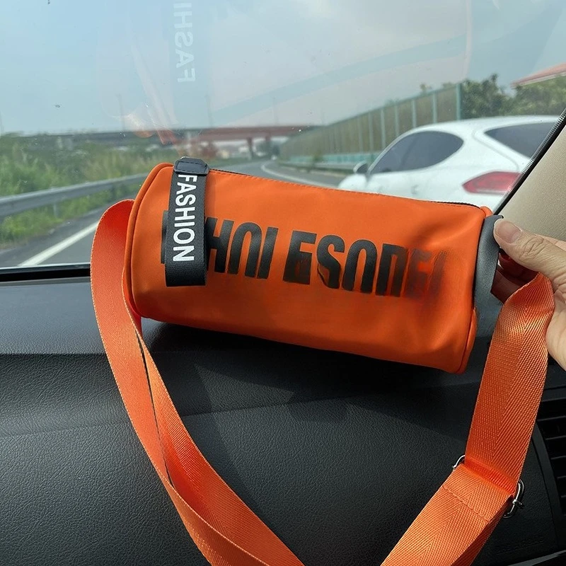 Women's bag cylindrical fitness bag ins super hot crossbody casual bag wide shoulder strap large letter cylindrical shoulder bag
Women's bag cylindrical fitness bag ins super hot crossbody casual bag wide shoulder strap large letter cylindrical shoulder bag