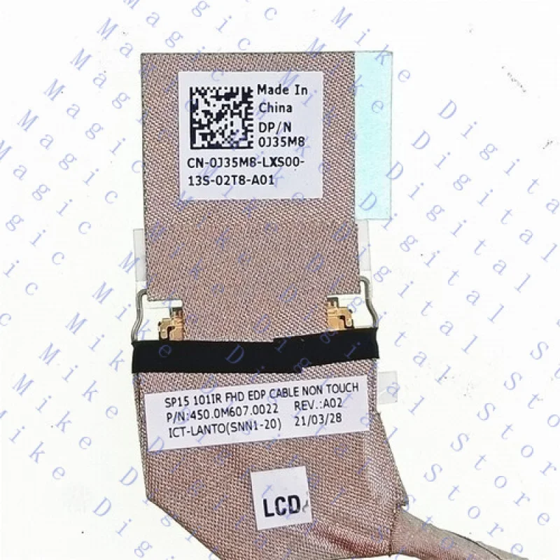 H Non-touch FHD LCD Screen cable for Dell Precision 5520 Latitude 3560 0J35M8
H Non-touch FHD LCD Screen cable for Dell Precision 5520 Latitude 3560 0J35M8