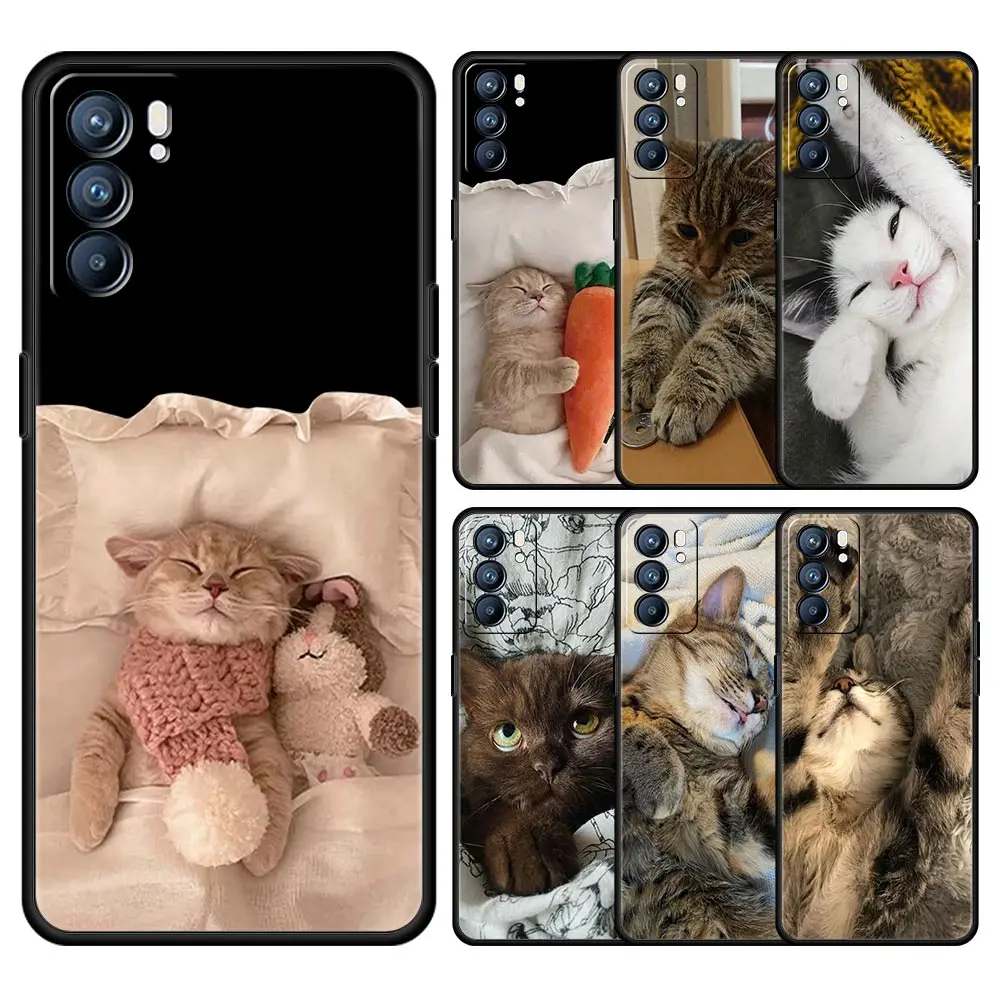 Phone Case For Oppo Find X6 Pro X5 Reno8 Reno7 Reno6 Pro 5G A54 A53 A52 A9 A15 A95 A17 A16 A76 A57 A31 Cover lovely sleep kitten
Phone Case For Oppo Find X6 Pro X5 Reno8 Reno7 Reno6 Pro 5G A54 A53 A52 A9 A15 A95 A17 A16 A76 A57 A31 Cover lovely sleep kitten