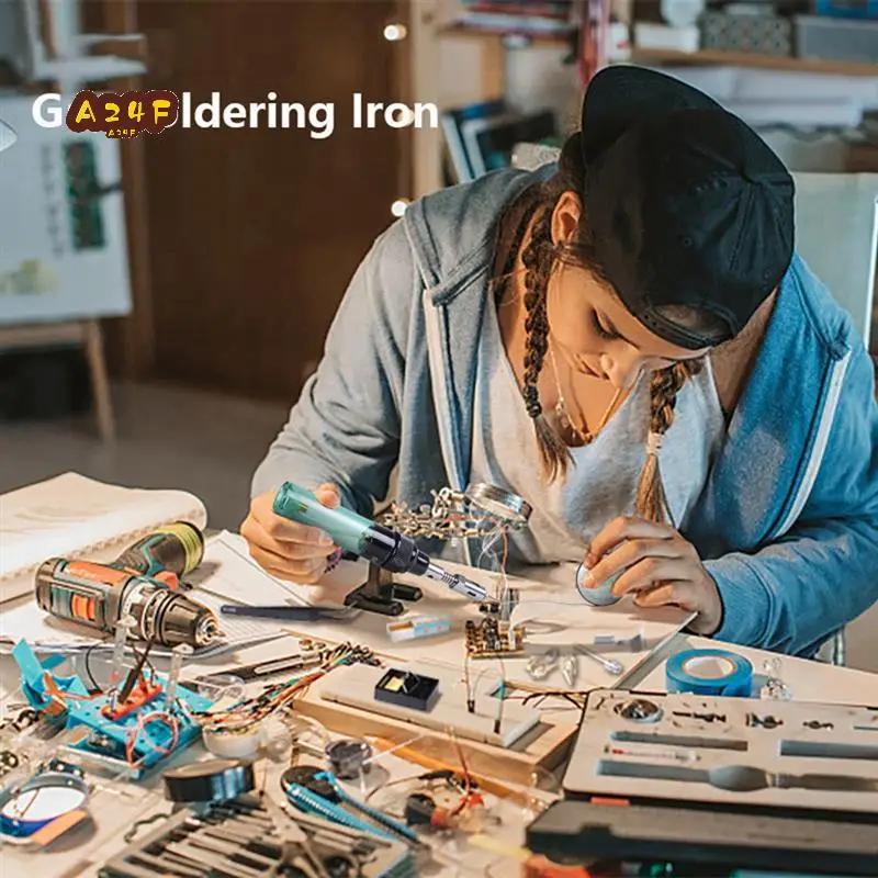 A24F-MT-100 Gas Soldering Iron Set 3-In-1 Kit Gas Soldering Iron Multifunctional Gas Soldering Iron Gas Soldering Iron Set Plast
A24F-MT-100 Gas Soldering Iron Set 3-In-1 Kit Gas Soldering Iron Multifunctional Gas Soldering Iron Gas Soldering Iron Set Plast