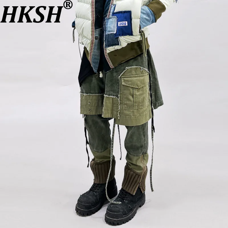 HKSH весна осень новый мужской отходы в земле стиль деконструированная винтажная многослойная юбка-брюки тонкие повседневные брюки-карго джинсовый тренд HK8745
HKSH весна осень новый мужской отходы в земле стиль деконструированная винтажная многослойная юбка-брюки тонкие повседневные брюки-карго джинсовый тренд HK8745