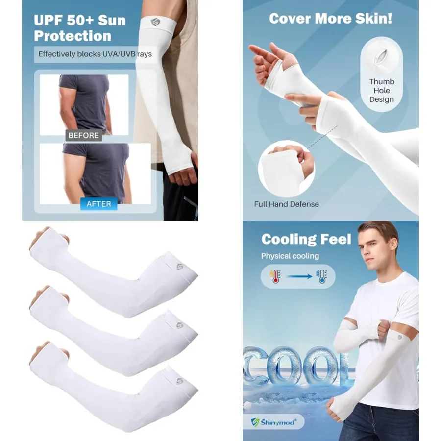 Arm Sleeves for Men Women UV Sun Protection Compression Arm Warmer Tattoo Cover Up, Sports Golf Cooling Sleeves
Arm Sleeves for Men Women UV Sun Protection Compression Arm Warmer Tattoo Cover Up, Sports Golf Cooling Sleeves