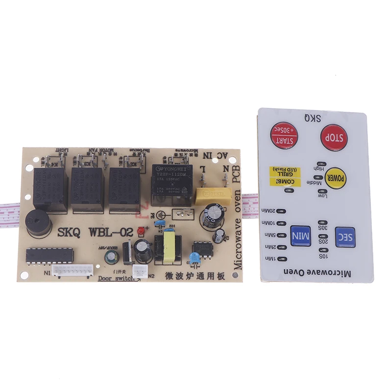 Microwave Oven Universal Board Motherboard Repair Board Modified Circuit Board Accessories Ultra-Thin Button Replacement
Microwave Oven Universal Board Motherboard Repair Board Modified Circuit Board Accessories Ultra-Thin Button Replacement