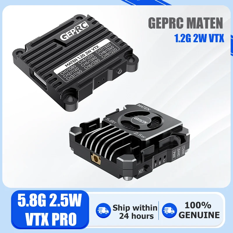 GEPRC MATEN 1,2G 2W VTX/MATEN 5,8G 2,5 W VTX PRO FPV, передаточный сигнал для беспилотных летательных аппаратов «сделай сам»
GEPRC MATEN 1,2G 2W VTX/MATEN 5,8G 2,5 W VTX PRO FPV, передаточный сигнал для беспилотных летательных аппаратов «сделай сам»