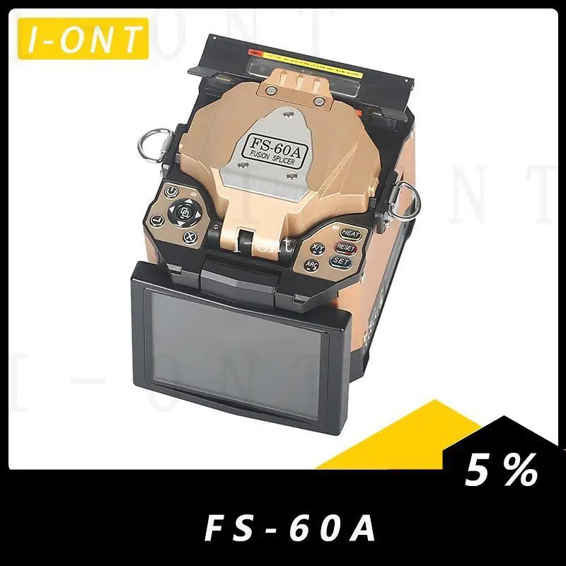 Optical Fusion Splicer FS-60A Golden Automatic Intelligent Optical Fusion Splicer Machine Fiber FTTH Fiber Welding SM
Optical Fusion Splicer FS-60A Golden Automatic Intelligent Optical Fusion Splicer Machine Fiber FTTH Fiber Welding SM