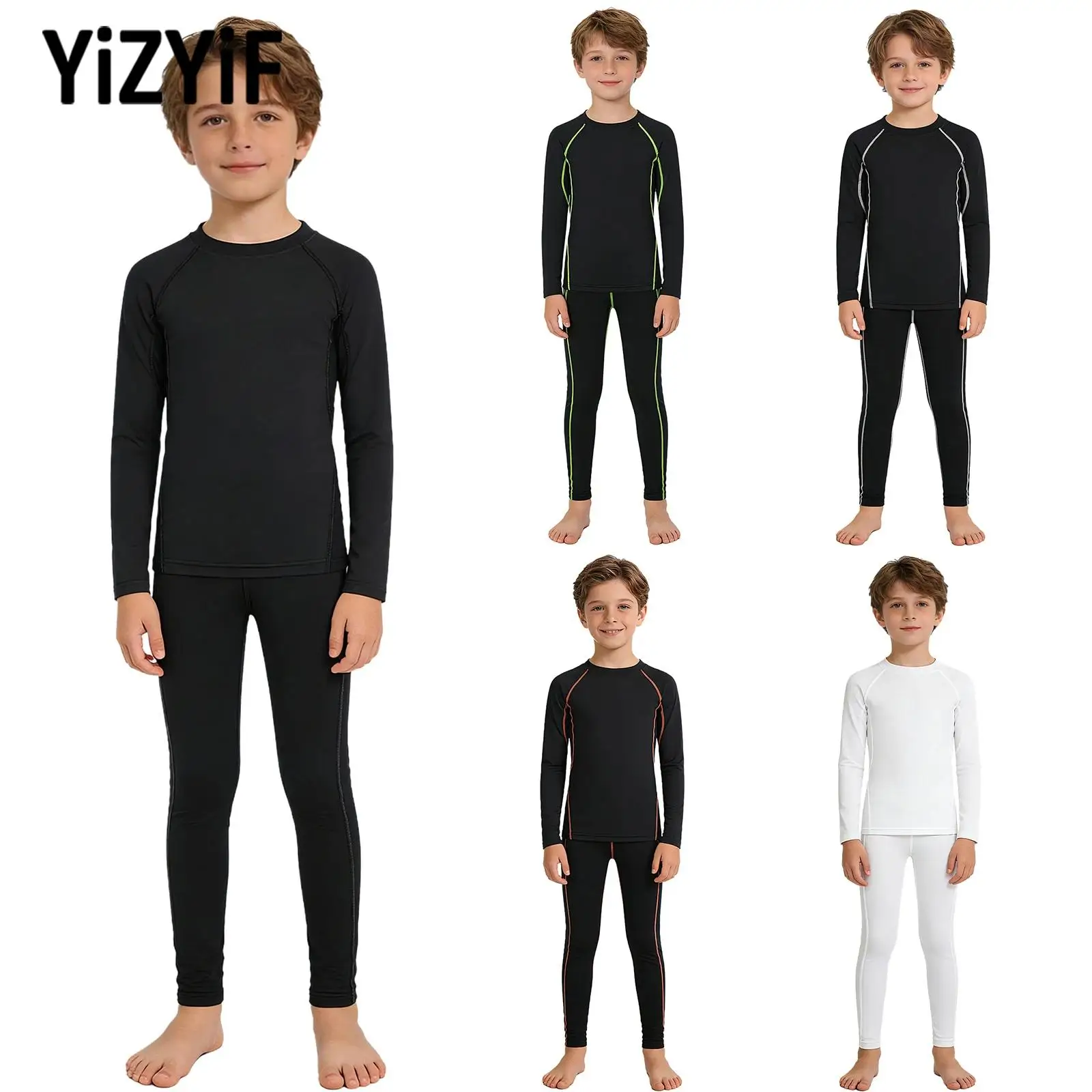 Children Boys Basketball Training Workout Outfit Two Piece Quick-Drying Sports Outfit Long Sleeve Athletic Top+Leggings Sets
Children Boys Basketball Training Workout Outfit Two Piece Quick-Drying Sports Outfit Long Sleeve Athletic Top+Leggings Sets