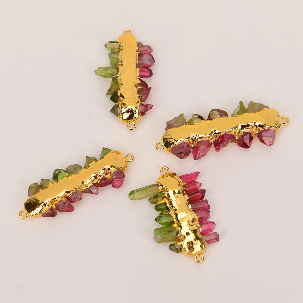 APDGG 5Pcs Natural Red Green Quartz Rough Beads Connector Double Rings Pendant For Necklace Jewelry Making DIY
APDGG 5Pcs Natural Red Green Quartz Rough Beads Connector Double Rings Pendant For Necklace Jewelry Making DIY