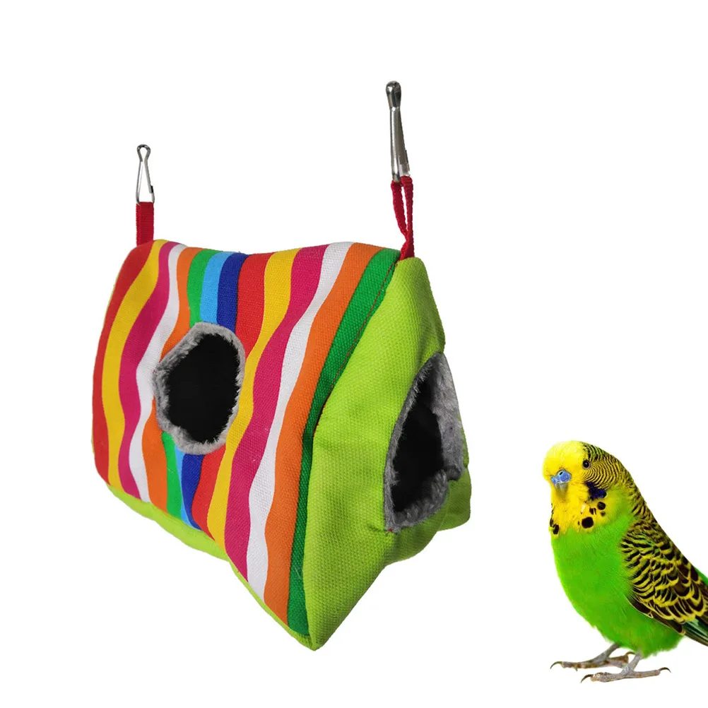 Double Hanging Warm Nest For Parrots Bird Sleeping Bed Hammock Durable Indoor Birds Nest Play House Pet Bed (Stripe)
Double Hanging Warm Nest For Parrots Bird Sleeping Bed Hammock Durable Indoor Birds Nest Play House Pet Bed (Stripe)