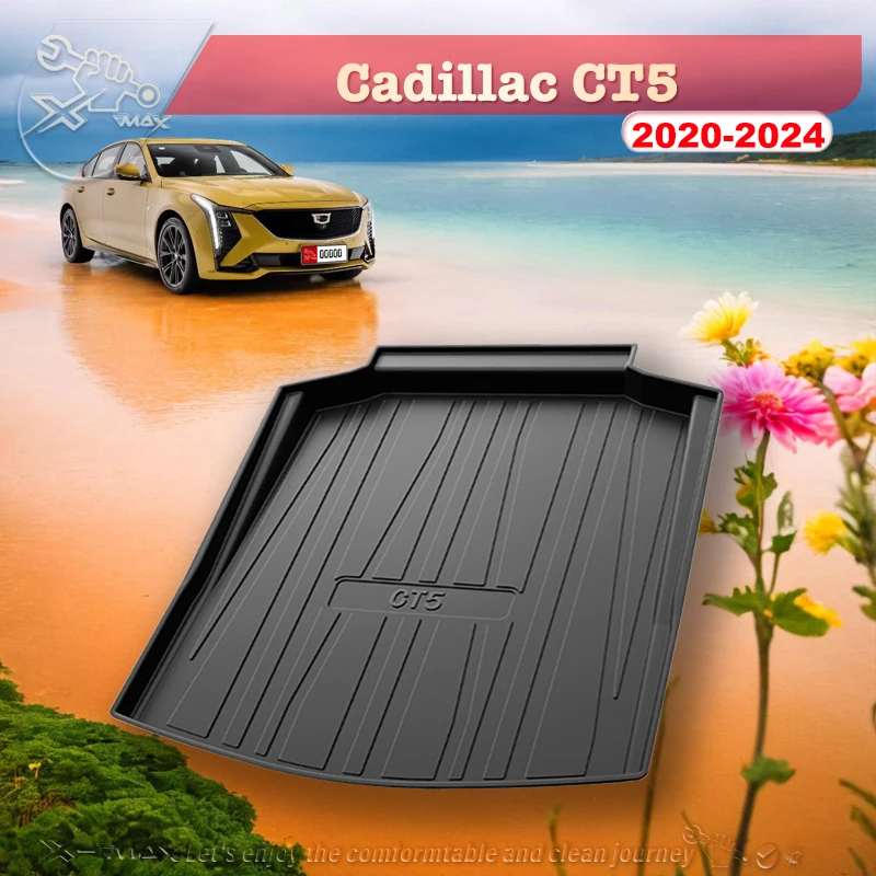 Коврик для багажника автомобиля Cadillac CT5 2020-2024, всесезонный черный коврик для груза, 3d-образный лазерный замер, подкладка для багажника
Коврик для багажника автомобиля Cadillac CT5 2020-2024, всесезонный черный коврик для груза, 3d-образный лазерный замер, подкладка для багажника