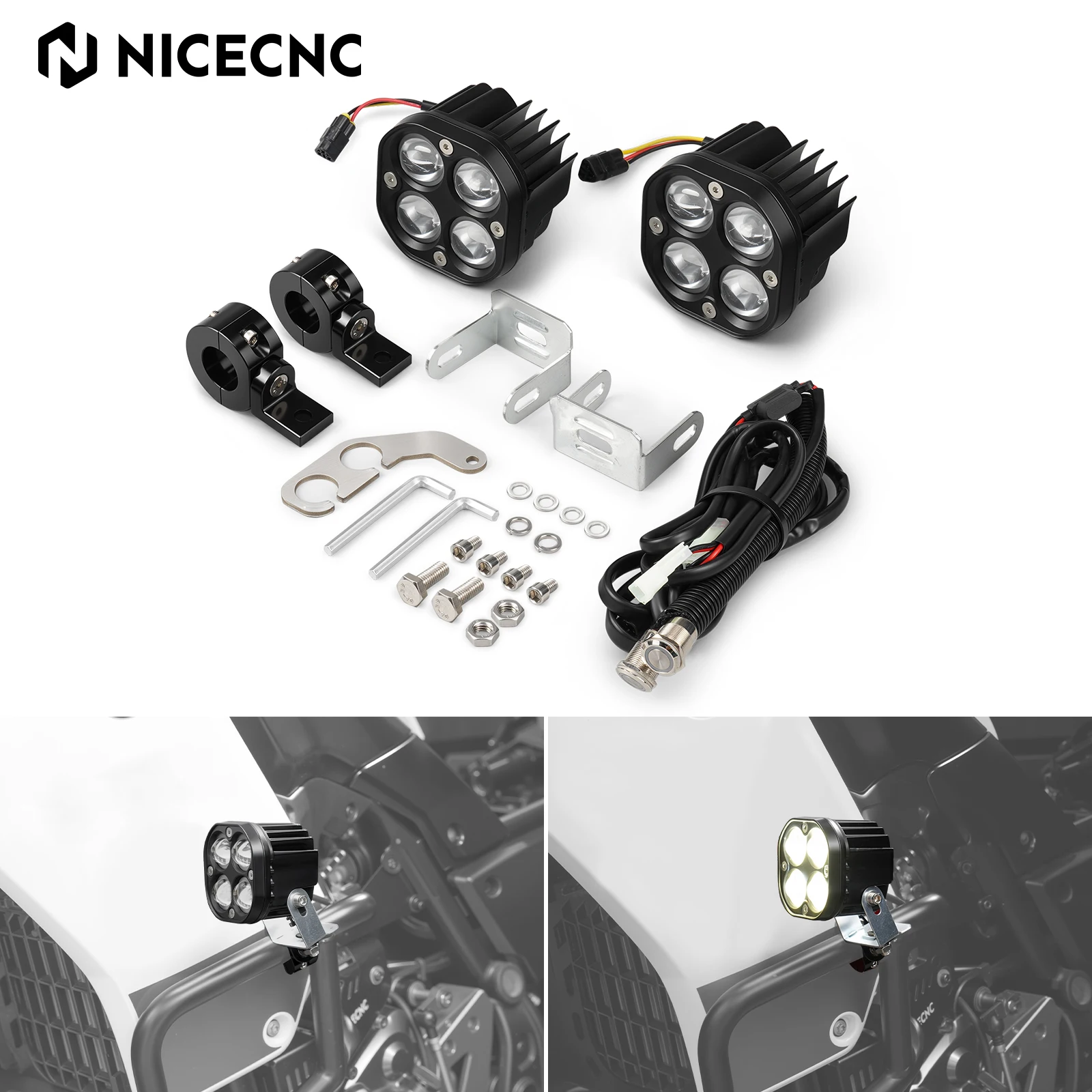 For Yamaha Tenere 700 2019-2024 2023 NICECNC Front Lighting Kit For Yamaha Tenere 700 XTZ700 2019-2024 2023 2022 2021 2020
For Yamaha Tenere 700 2019-2024 2023 NICECNC Front Lighting Kit For Yamaha Tenere 700 XTZ700 2019-2024 2023 2022 2021 2020