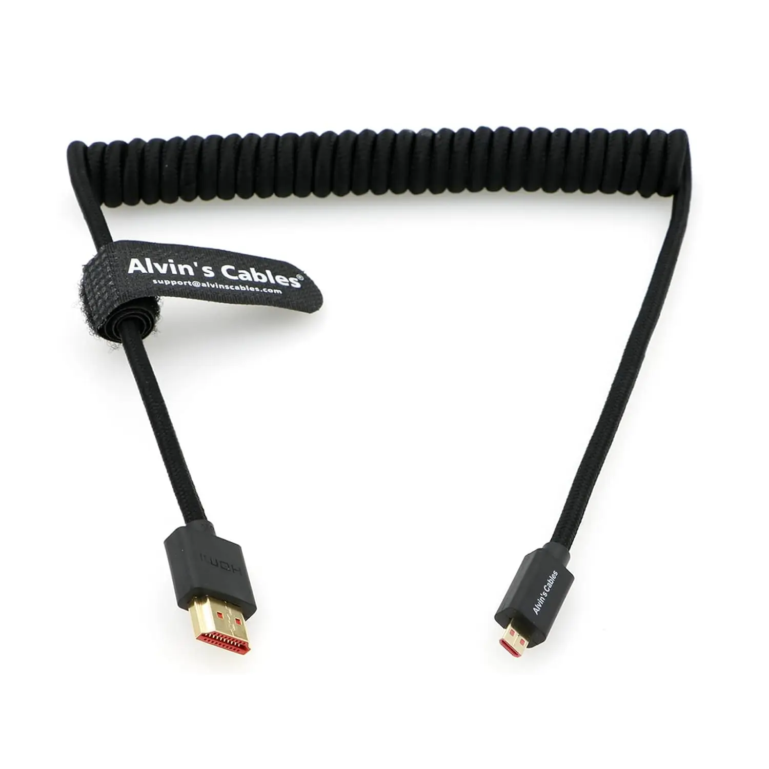 Alvin's Cables 8K 2.1 Micro-HDMI to HDMI Braided Coiled-Cable for Atomos-Ninja-V 4K-60P Record 48Gbps HDMI for Canon-R5C| R5| R6
Alvin's Cables 8K 2.1 Micro-HDMI to HDMI Braided Coiled-Cable for Atomos-Ninja-V 4K-60P Record 48Gbps HDMI for Canon-R5C| R5| R6