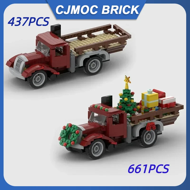 City Vehicle Model Moc Building Bricks Old City Truck Christmas Truck Technology Blocks Gifts Christmas Toys DIY Sets Assembly
City Vehicle Model Moc Building Bricks Old City Truck Christmas Truck Technology Blocks Gifts Christmas Toys DIY Sets Assembly