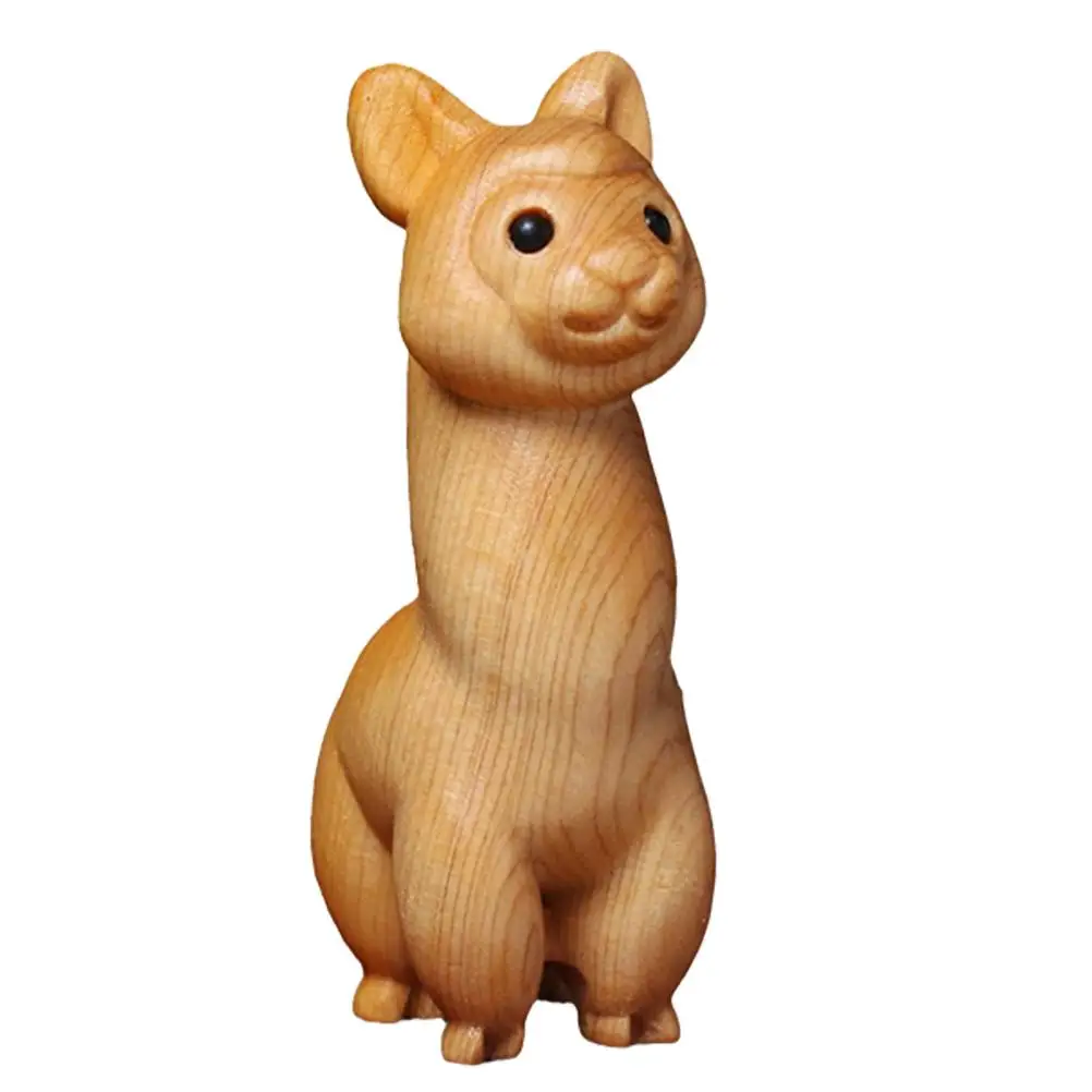 Wood Carved Alpaca Statuette Decorative Wooden Animal naments Mini Figurines H crafted Desk Accessories Crafts
Wood Carved Alpaca Statuette Decorative Wooden Animal naments Mini Figurines H crafted Desk Accessories Crafts