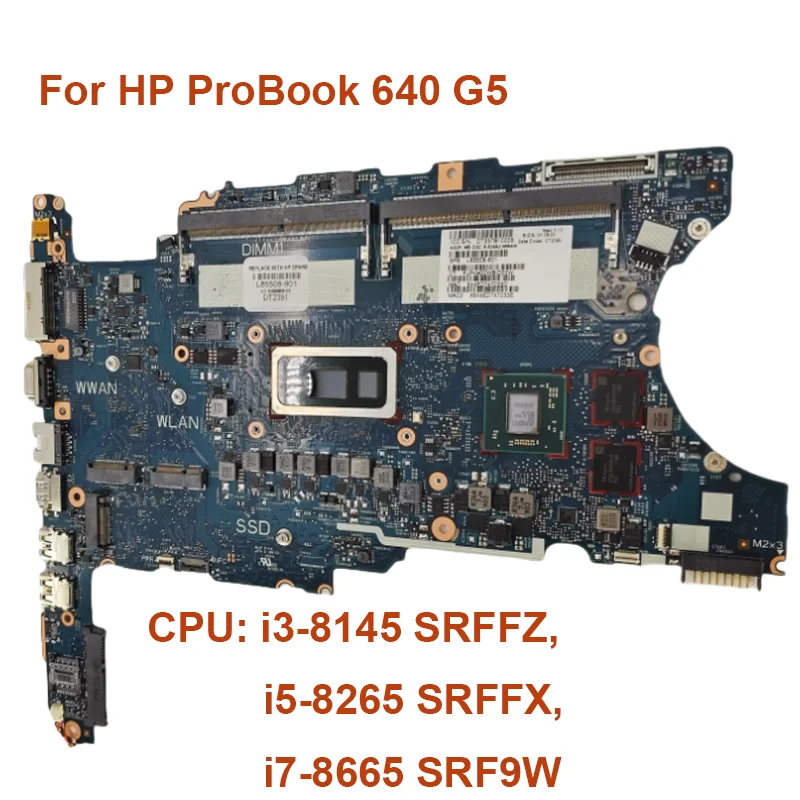 6050A3028601 Материнская плата для ноутбука HP ProBook 640 G5 L58708-601 L58708-001 L58708-501 с процессором i5-8365U I7-8565U Запчасти для ноутбука
6050A3028601 Материнская плата для ноутбука HP ProBook 640 G5 L58708-601 L58708-001 L58708-501 с процессором i5-8365U I7-8565U Запчасти для ноутбука