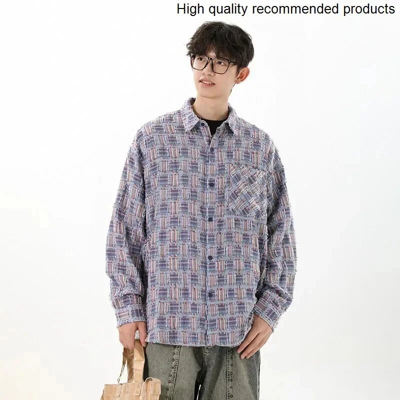 Streetwear Fashion Loose Casual Men Long Sleeve Oversize Vintage Lightweight Plaid Shirts Cityboy Blouses Women Cardigan Shirt
Streetwear Fashion Loose Casual Men Long Sleeve Oversize Vintage Lightweight Plaid Shirts Cityboy Blouses Women Cardigan Shirt