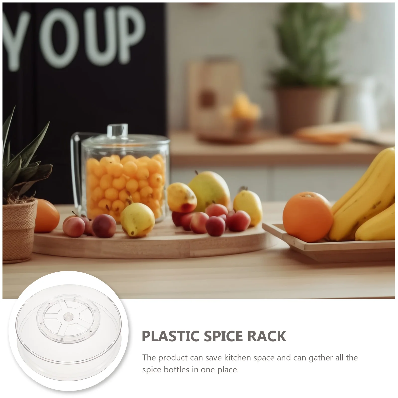 Rotating Rack Plastic Clear Turntable Organization Seasoning Storage Shelf Organizer for Kitchen Home Restaurant Use
Rotating Rack Plastic Clear Turntable Organization Seasoning Storage Shelf Organizer for Kitchen Home Restaurant Use