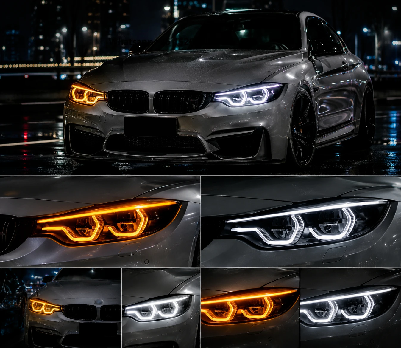 F82 M4 F80 M3 F32 LED Headlight System Angel Eyes DRL Dynamic Sequential Lights LCI Style High Performance Retrofit Headlamp Set
F82 M4 F80 M3 F32 LED Headlight System Angel Eyes DRL Dynamic Sequential Lights LCI Style High Performance Retrofit Headlamp Set