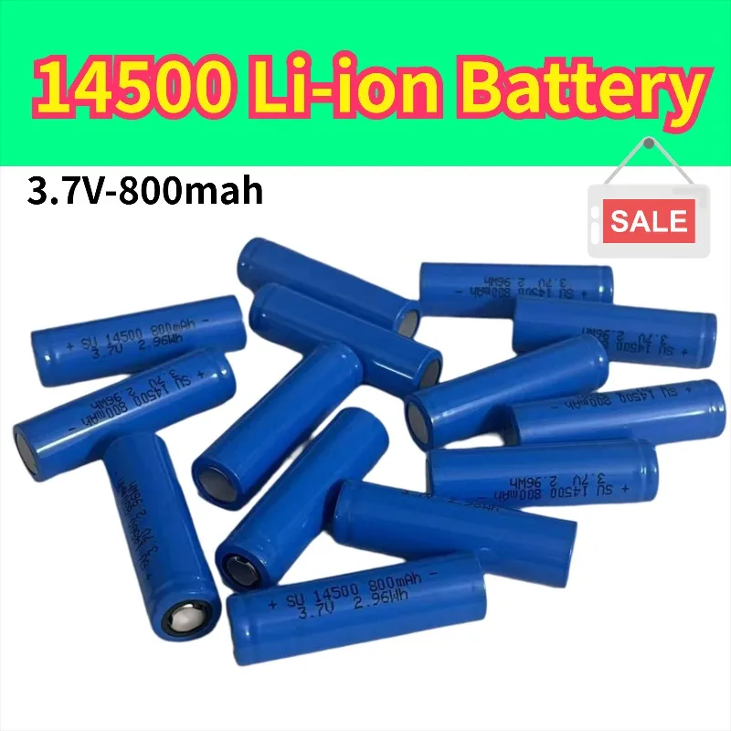 Аккумулятор 14500 3.7В, литий-ионный, перезаряжаемый, 800мАч, 5C, для бритвы, пульта ДУ, игрушек, косметических приборов, фонарика, светодиодов
Аккумулятор 14500 3.7В, литий-ионный, перезаряжаемый, 800мАч, 5C, для бритвы, пульта ДУ, игрушек, косметических приборов, фонарика, светодиодов