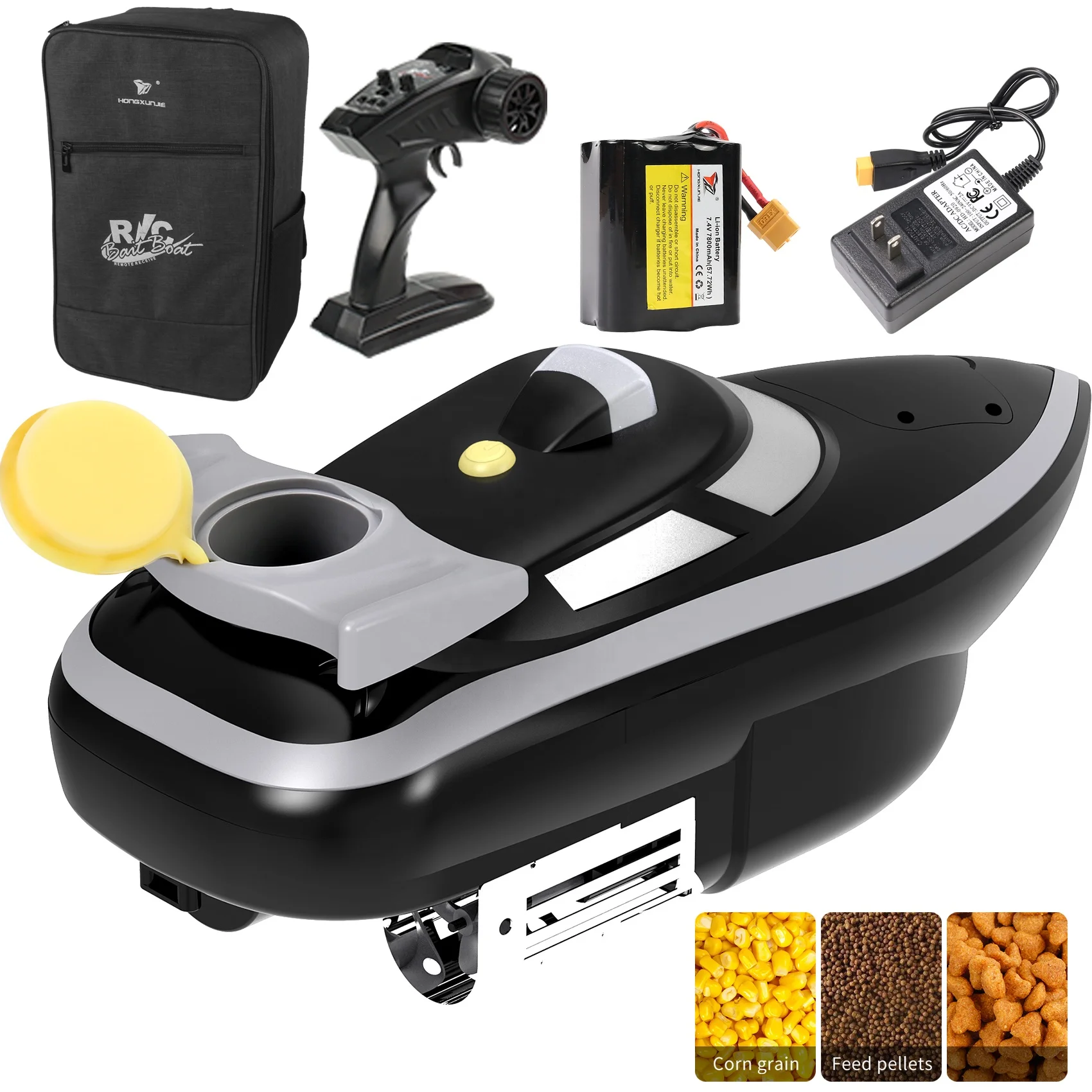Jaboboat Remote Control Fishing Bait Boat 1kg Feed Delivery Loading 500m Mini Fishing Bait Boat RC Carp Boat
Jaboboat Remote Control Fishing Bait Boat 1kg Feed Delivery Loading 500m Mini Fishing Bait Boat RC Carp Boat