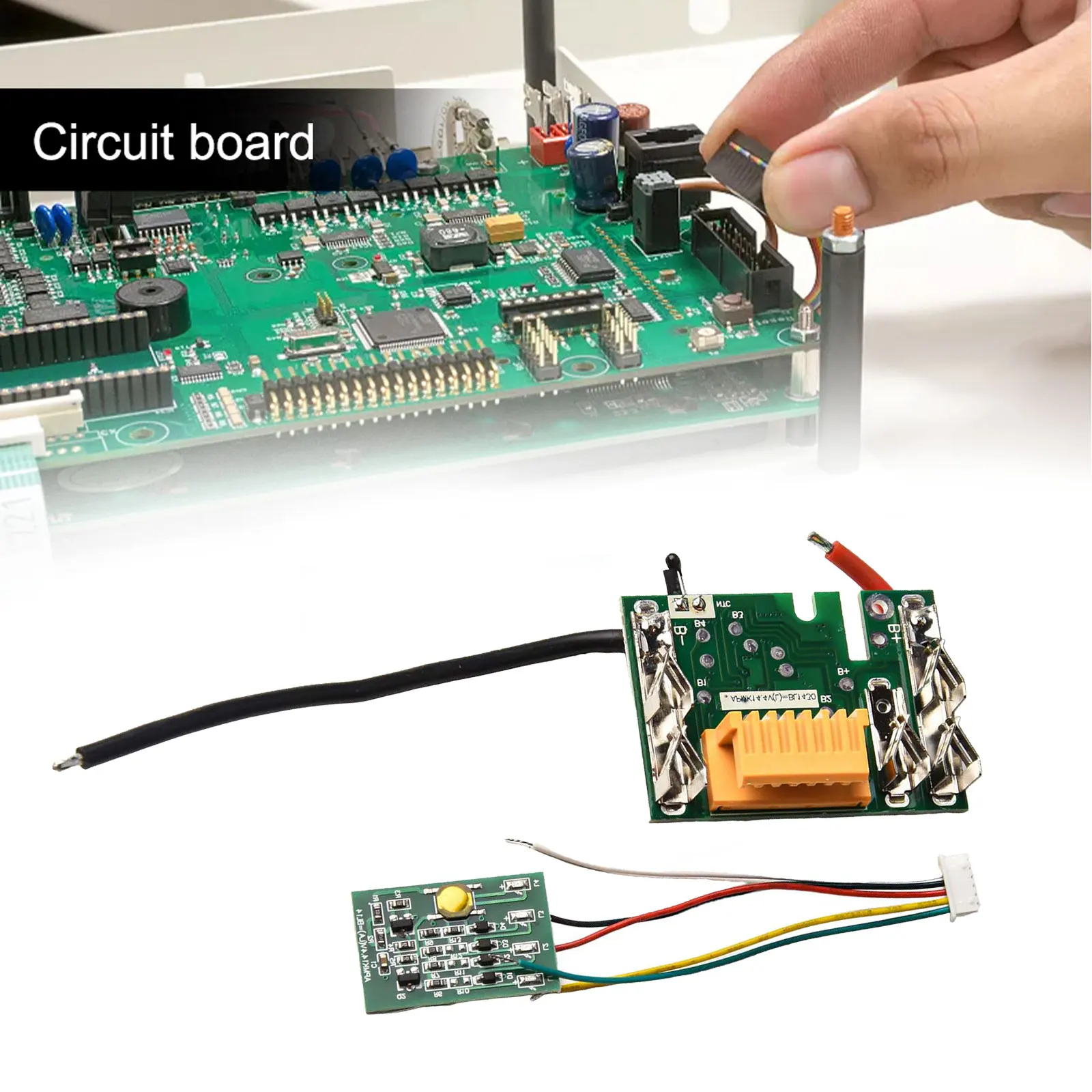 Protection Circuit Board for 18V Lithium Batteries Compatible with BL1830 BL1840 BL1850 Ensures Battery Safety
Protection Circuit Board for 18V Lithium Batteries Compatible with BL1830 BL1840 BL1850 Ensures Battery Safety