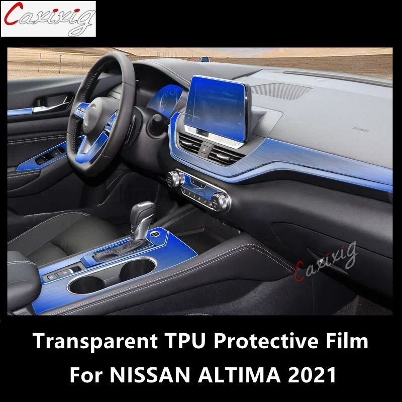 Для NISSAN ALTIMA 2021, салон автомобиля, центральная консоль, прозрачная защитная пленка из ТПУ, ремонтная пленка против царапин, аксессуары для ремонта
Для NISSAN ALTIMA 2021, салон автомобиля, центральная консоль, прозрачная защитная пленка из ТПУ, ремонтная пленка против царапин, аксессуары для ремонта