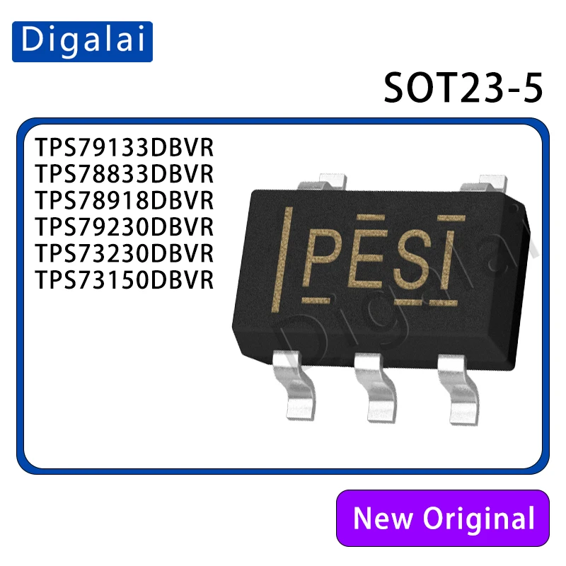 100%New original 2pcs TPS79133DBVR TPS78833 TPS78918 TPS79230 TPS73230 TPS73150 SOT23-5 LDO Linear regulator chip
100%New original 2pcs TPS79133DBVR TPS78833 TPS78918 TPS79230 TPS73230 TPS73150 SOT23-5 LDO Linear regulator chip