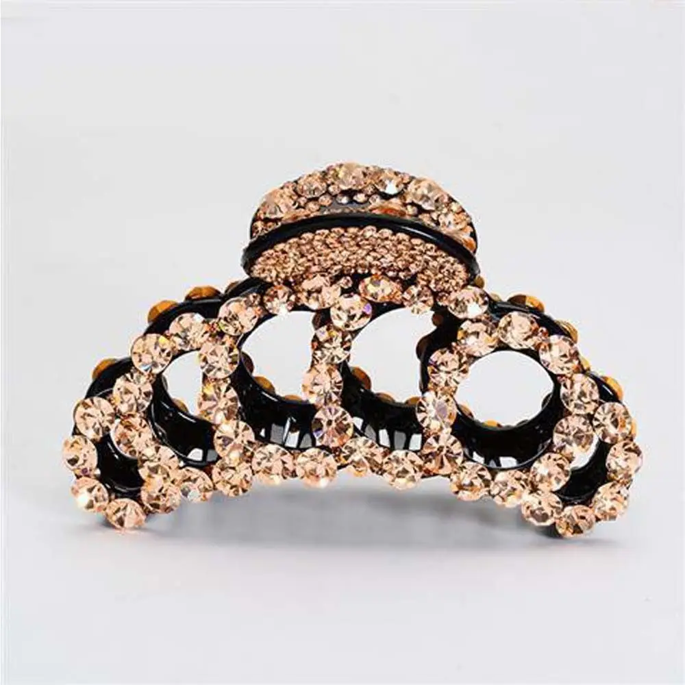 Korean Elegant Acrylic Women Rhinestone Crystal Girl Hair Claws Crab Clamp Hair Clips Banana Grips
Korean Elegant Acrylic Women Rhinestone Crystal Girl Hair Claws Crab Clamp Hair Clips Banana Grips