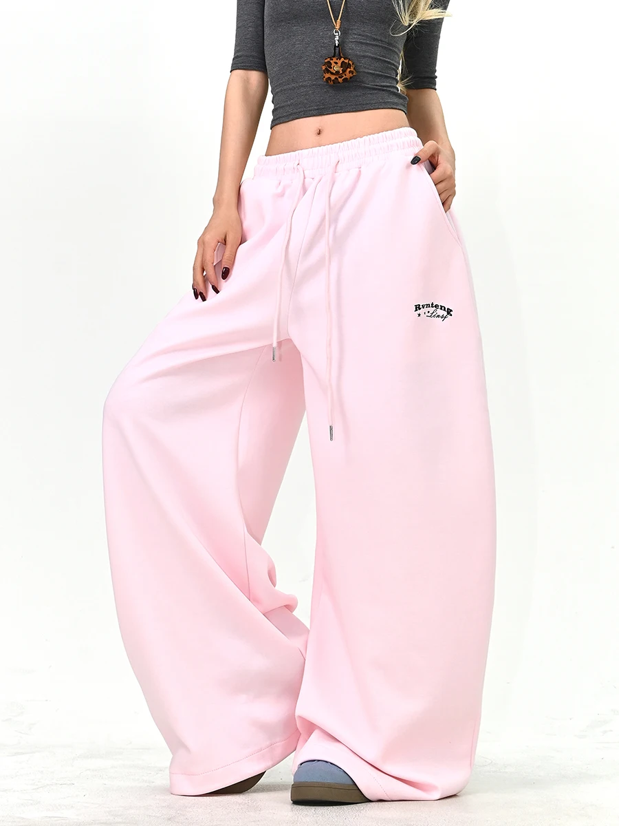 Street Sle Loose Women's Casual Pants Letter Print Belted Floor-Length Trousers Comfortable Loose Fit Straight Leg Jeans
Street Sle Loose Women's Casual Pants Letter Print Belted Floor-Length Trousers Comfortable Loose Fit Straight Leg Jeans