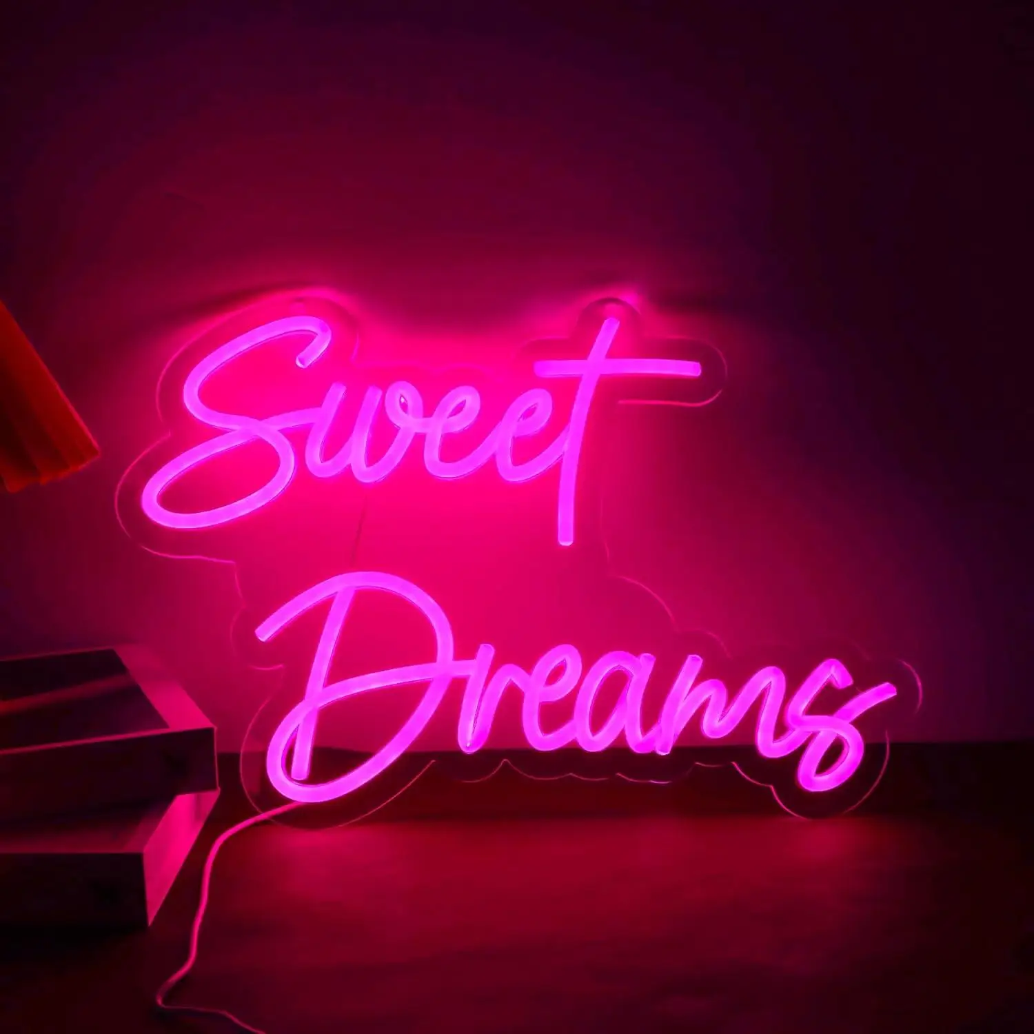 Sweet Dream Neon Signs USB Dimmable LED Neon Lights for Bedroom Gaming Room Playroom Decoration Personzalized Gifts Wall Decor
Sweet Dream Neon Signs USB Dimmable LED Neon Lights for Bedroom Gaming Room Playroom Decoration Personzalized Gifts Wall Decor