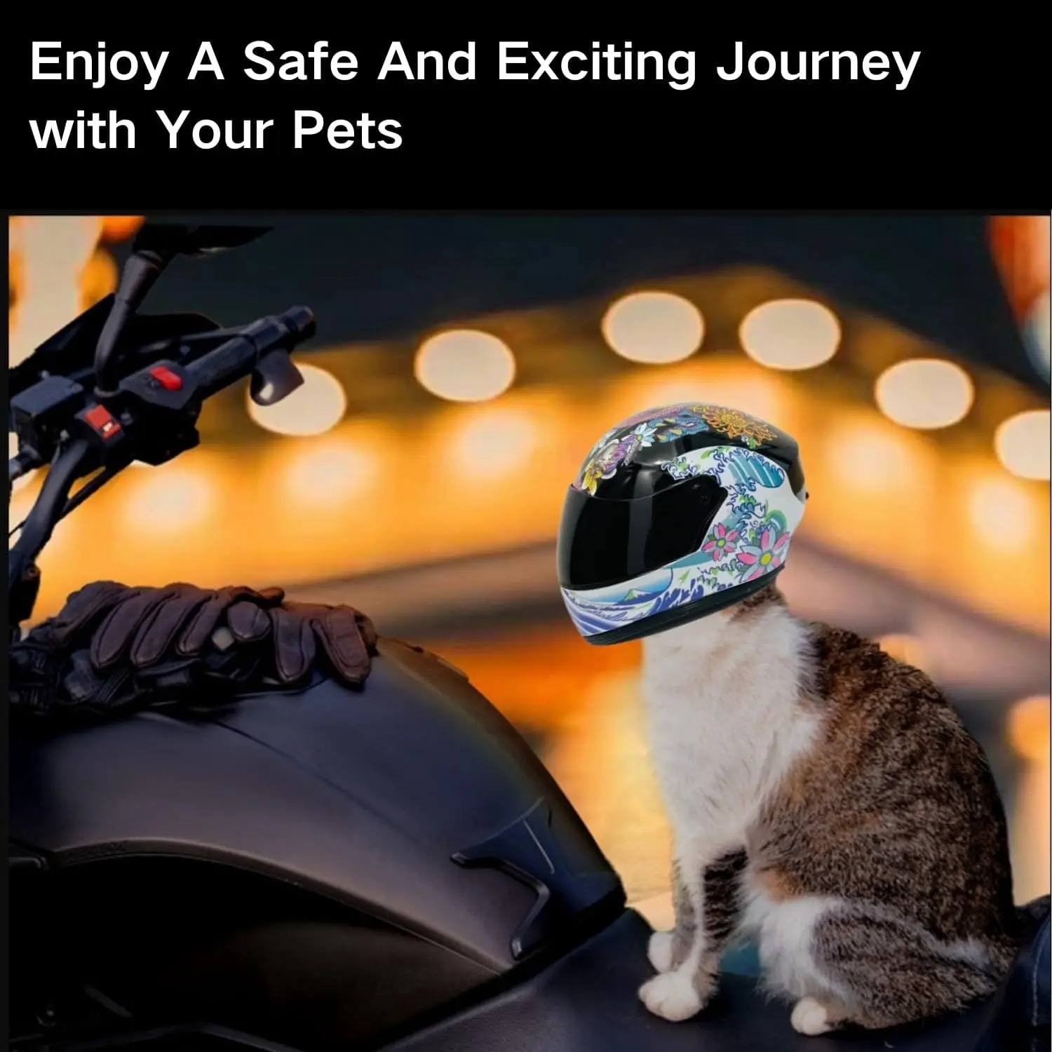 Cat Motorcycle Helmet Full Face Model 1/2 Proportion Mini Outdoor Riding Helmet Hat Cool Cat Accessories
Cat Motorcycle Helmet Full Face Model 1/2 Proportion Mini Outdoor Riding Helmet Hat Cool Cat Accessories