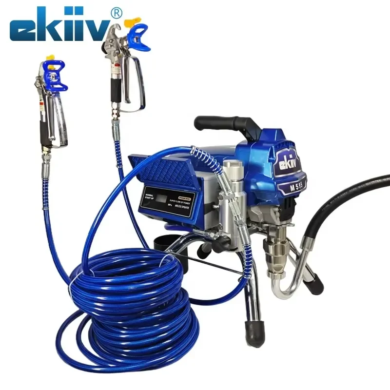 EKIIV 220V Portable 595 Electric Airless Paint Sprayer for Wall Painting Professional Heavy Duty High Pressure Spraying
EKIIV 220V Portable 595 Electric Airless Paint Sprayer for Wall Painting Professional Heavy Duty High Pressure Spraying