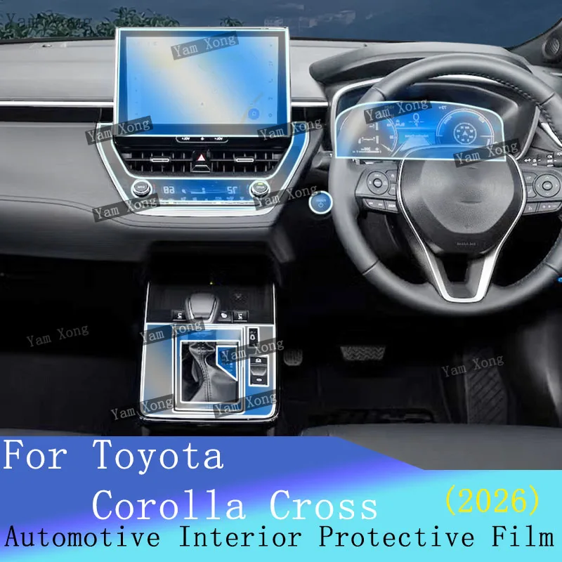 Car Gear Panel Sticker For Toyota 2026 Corolla Cross Full set interior Film Navigation screen TPU Transparent Protection Films
Car Gear Panel Sticker For Toyota 2026 Corolla Cross Full set interior Film Navigation screen TPU Transparent Protection Films
