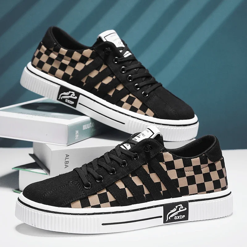 Summer Lightweight Checkered Mesh Breathable Lace-up Flat, Comfortable and Walking Vulcanized Soft-soled Canvas Board Shoes
Summer Lightweight Checkered Mesh Breathable Lace-up Flat, Comfortable and Walking Vulcanized Soft-soled Canvas Board Shoes