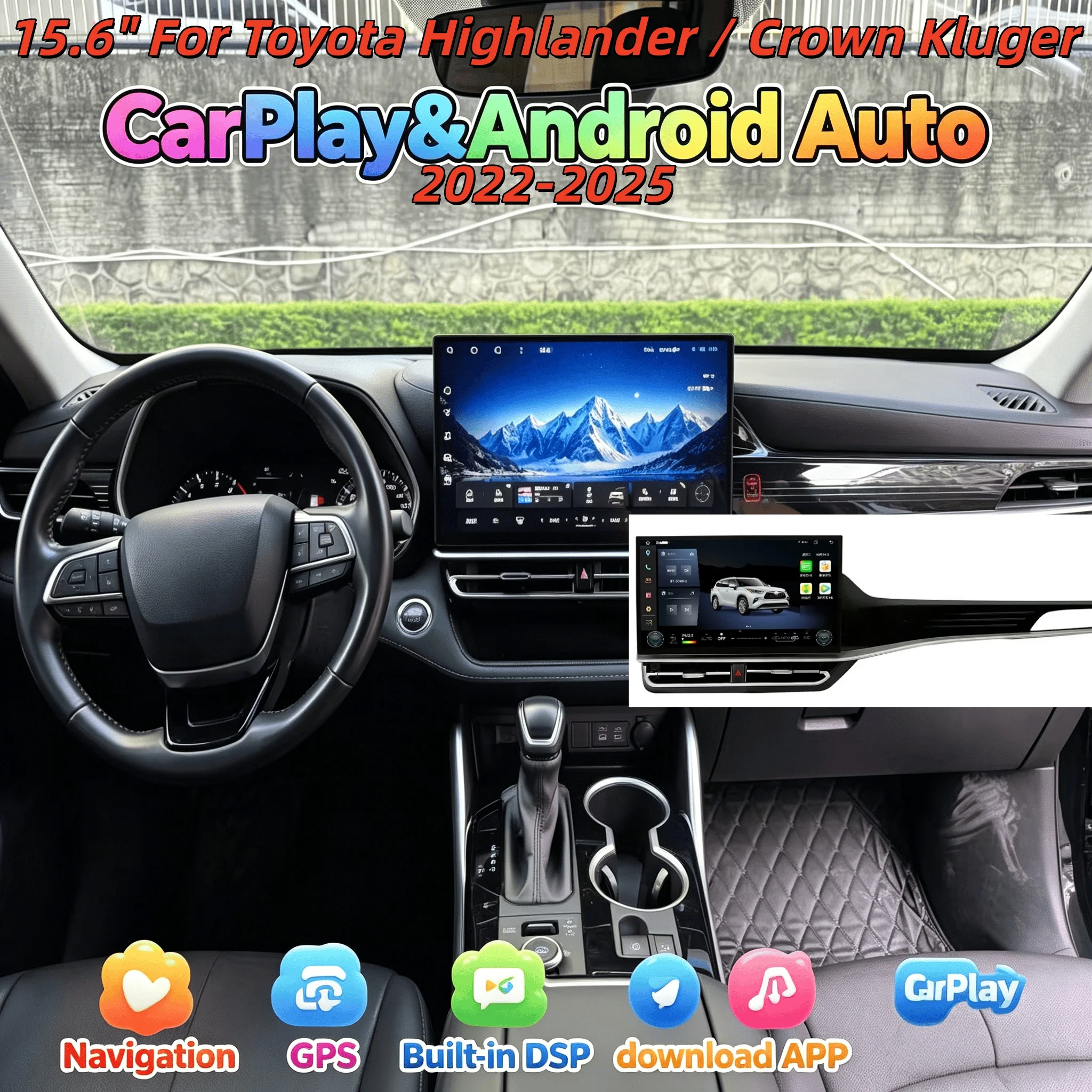H Multimedia Player Radio Carplay For Toyota Highlander 2022 2023 2024 2025 Android Auto Stereo GPS Navi Car Receiver Head Unit
H Multimedia Player Radio Carplay For Toyota Highlander 2022 2023 2024 2025 Android Auto Stereo GPS Navi Car Receiver Head Unit