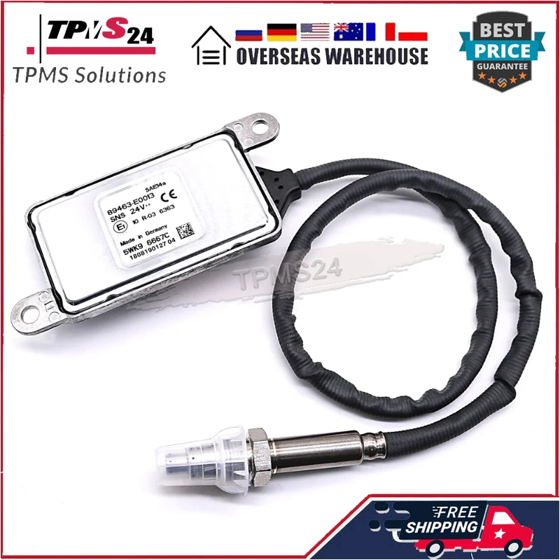 5WK96667C 89463-E0013 89463E0013 Original New Nox Nitrogen Oxides Sensor 24V For Hino Truck Parts Accessories
5WK96667C 89463-E0013 89463E0013 Original New Nox Nitrogen Oxides Sensor 24V For Hino Truck Parts Accessories