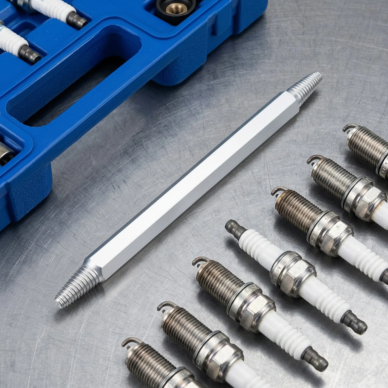 Automotive Broken Bolt Removal Kit Hex Shank Thread Tap Extractor Set Used for Removing Stuck Or Damaged Spark Plugs
Automotive Broken Bolt Removal Kit Hex Shank Thread Tap Extractor Set Used for Removing Stuck Or Damaged Spark Plugs