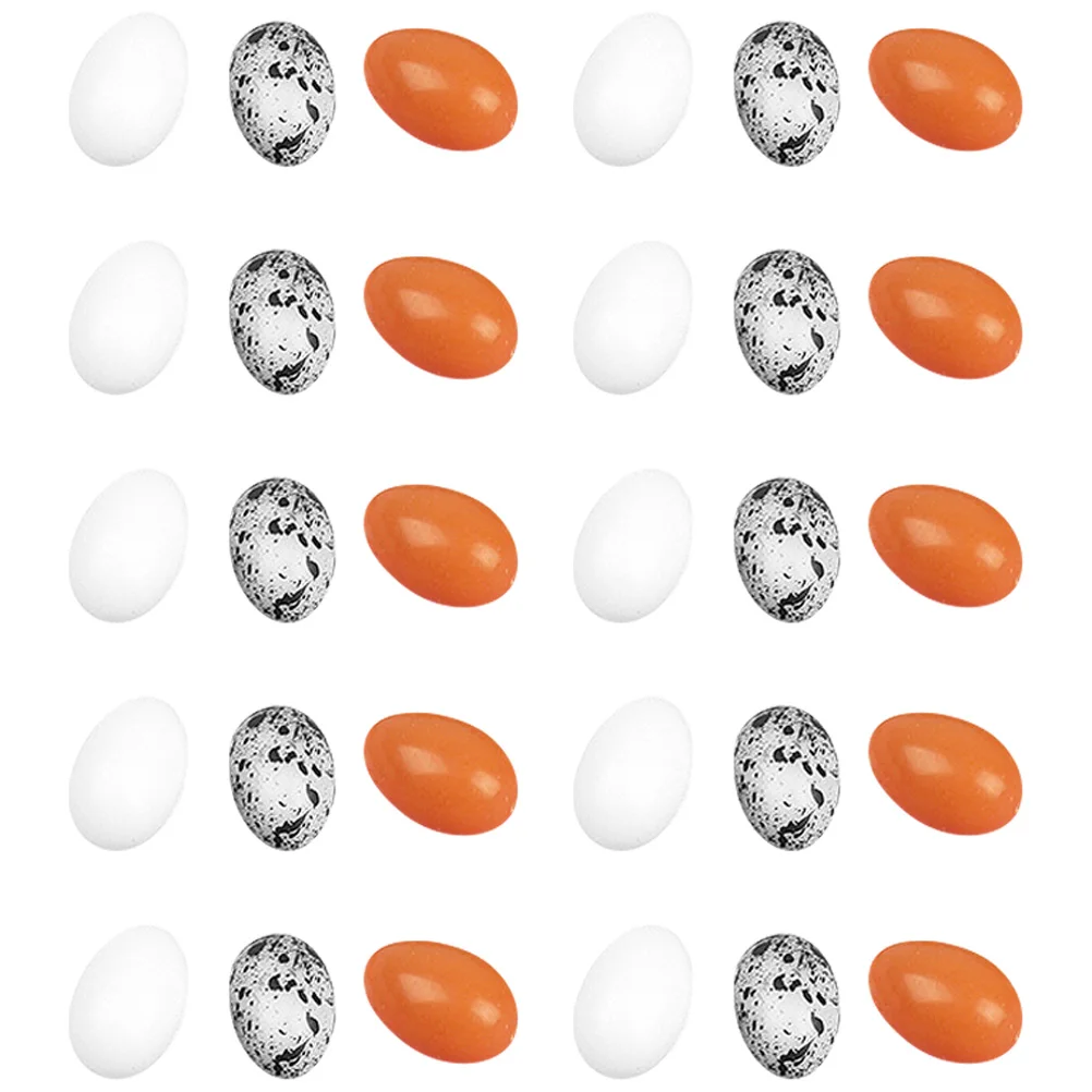 30 Pcs Imitation Eggs Miniature Decor Colorful Artificial Models Adorable Plastic Decorations
30 Pcs Imitation Eggs Miniature Decor Colorful Artificial Models Adorable Plastic Decorations