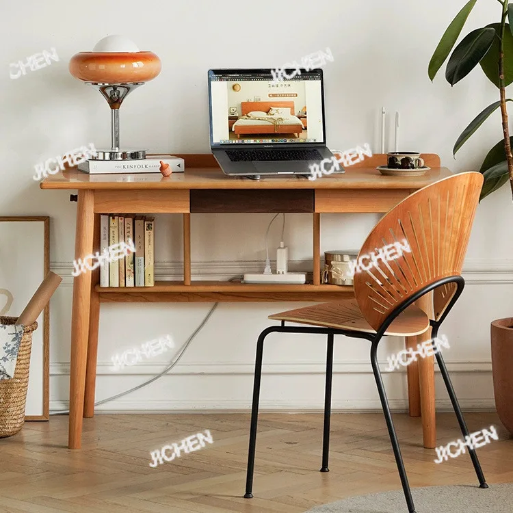 Nordic solid wood desk small apartment log furniture Japanese simple cherry wood computer desk writing desk
Nordic solid wood desk small apartment log furniture Japanese simple cherry wood computer desk writing desk