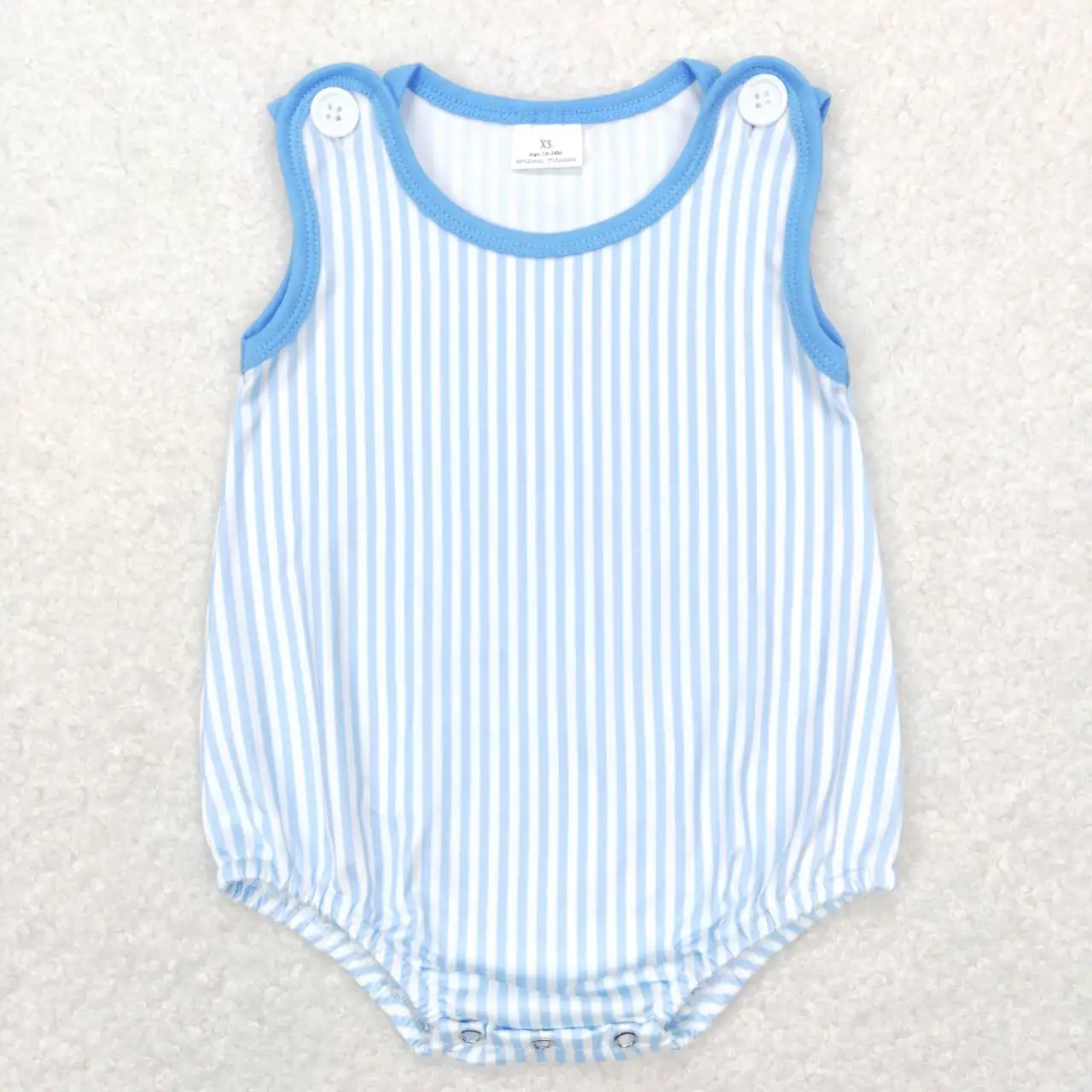 Wholesale hot sale children's clothing baby kids clothes newborn toddler Blue and white striped vest jumpsuit
Wholesale hot sale children's clothing baby kids clothes newborn toddler Blue and white striped vest jumpsuit