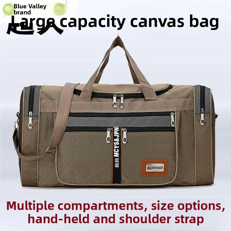 Large Capacity Canvas Travel Bag Handheld Outdoor Retro Luggage Bag Unisex Casual Shoulder Bag for Travel And Leisure
Large Capacity Canvas Travel Bag Handheld Outdoor Retro Luggage Bag Unisex Casual Shoulder Bag for Travel And Leisure
