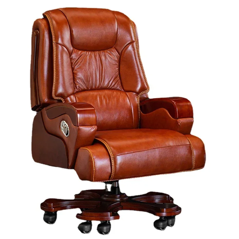 high-quality Recliner Office Chair Ergonomic Gaming Vanity Boss Leather Nordic Chair Rocking Rolling Design Silla
high-quality Recliner Office Chair Ergonomic Gaming Vanity Boss Leather Nordic Chair Rocking Rolling Design Silla