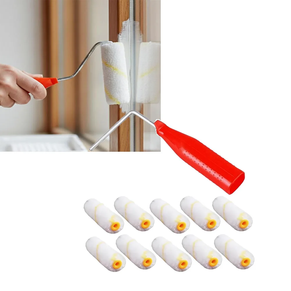 11pcs Paint Roller Kit 4 inch Rollers and Covers Paint Roller Brush For Painting Walls Cabinets Doors Fences New Home Renovation
11pcs Paint Roller Kit 4 inch Rollers and Covers Paint Roller Brush For Painting Walls Cabinets Doors Fences New Home Renovation