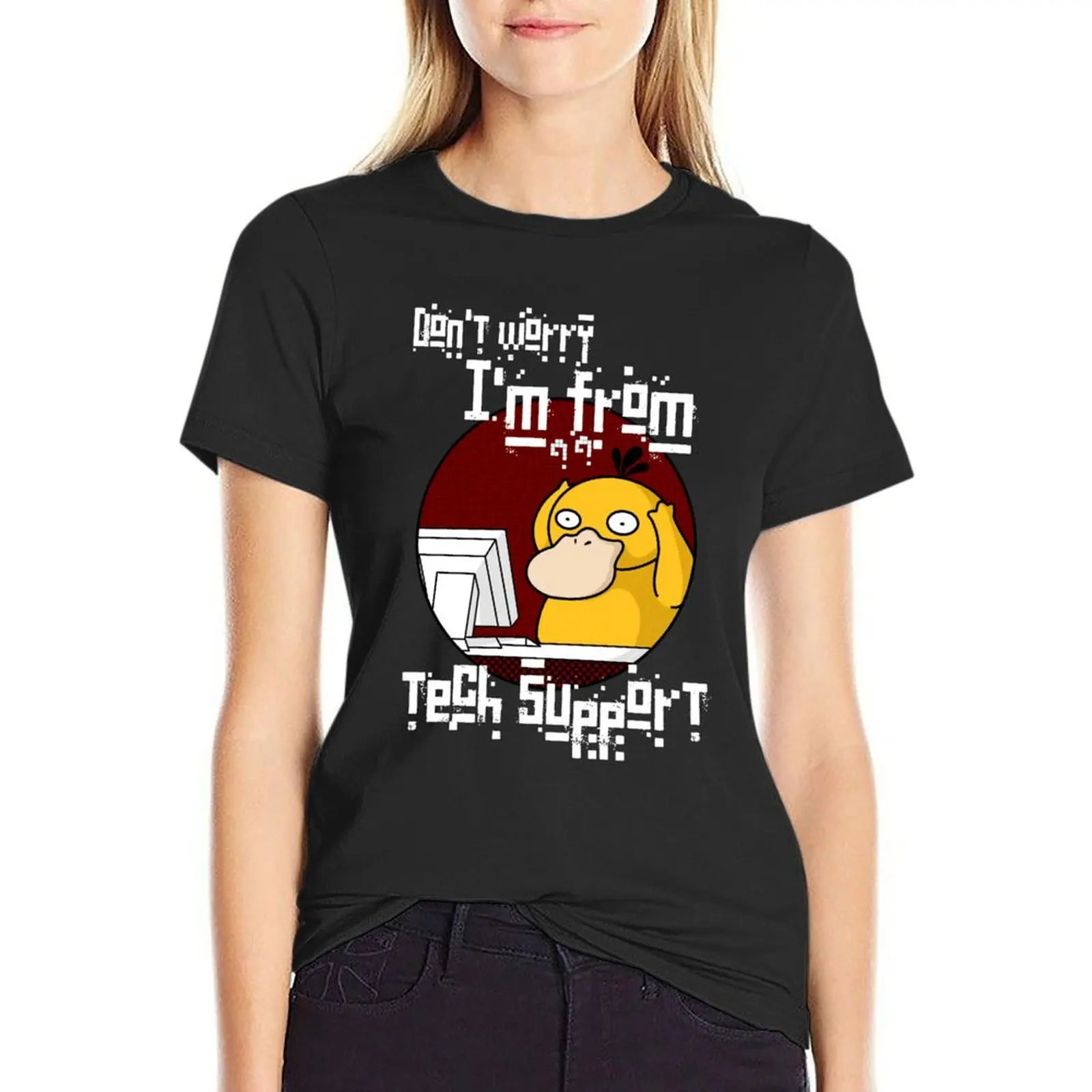 Funny tech support tee T-Shirt cute clothes plus sizes western t-shirt dress for Women
Funny tech support tee T-Shirt cute clothes plus sizes western t-shirt dress for Women