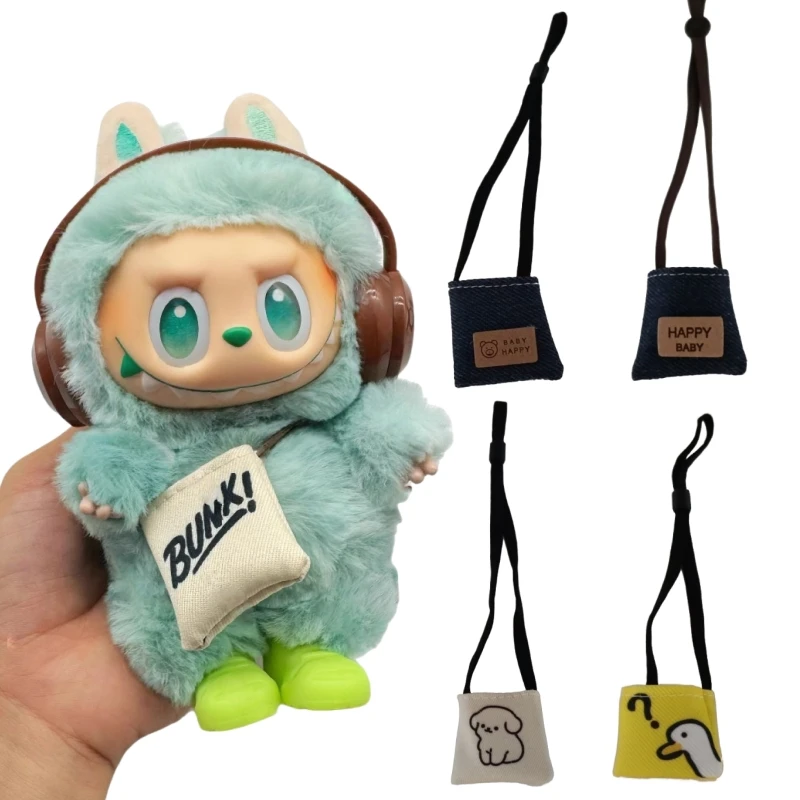 Plush Doll DIY Accessories for Labubu Backpack 15-17cm Doll Crossbody Packaging Decoration Peripheral Toys Girl Birthday Gift
Plush Doll DIY Accessories for Labubu Backpack 15-17cm Doll Crossbody Packaging Decoration Peripheral Toys Girl Birthday Gift