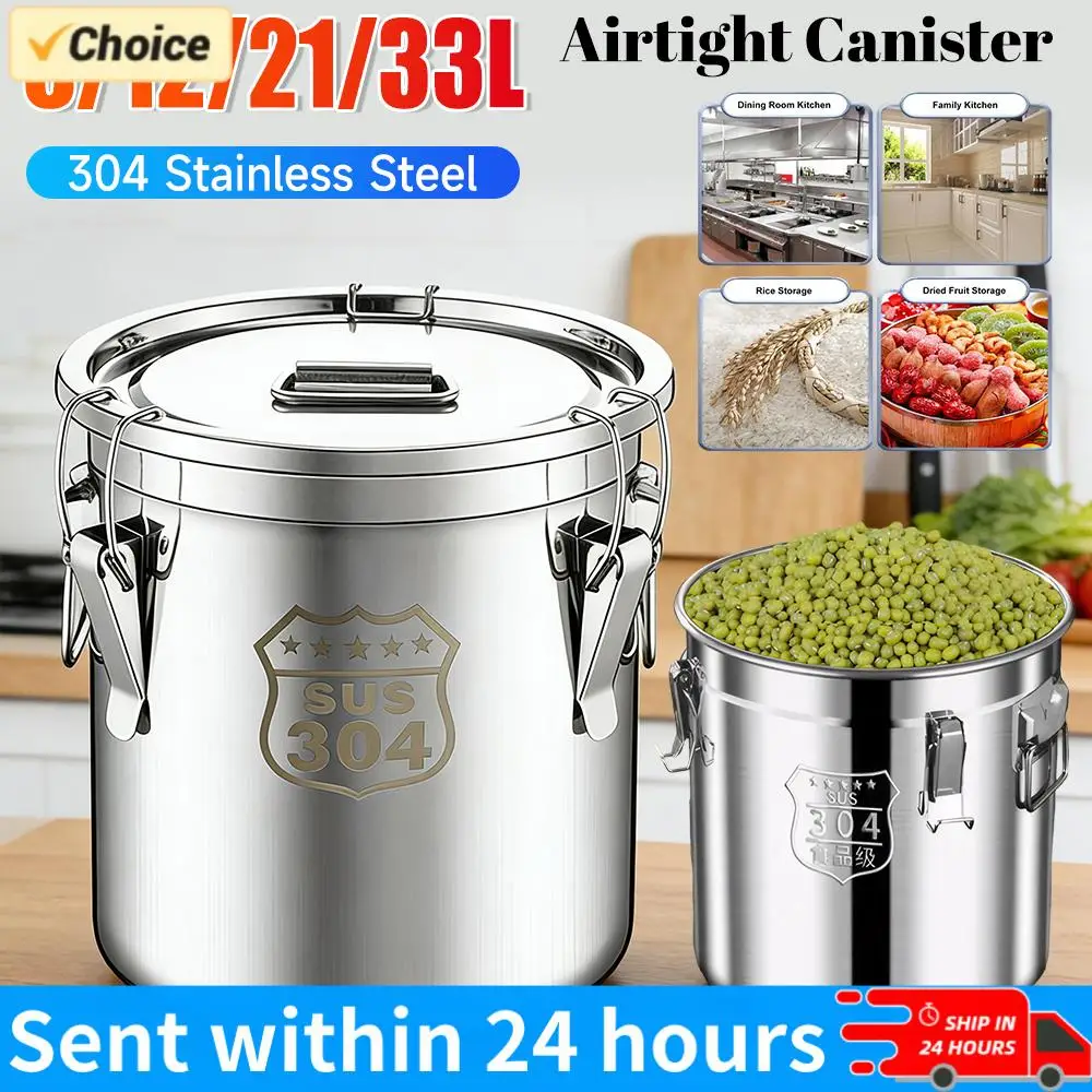 Контейнер для хранения продуктов из нержавеющей стали 304 (6/12/21/33 л), кухонный бак для хранения пищевых продуктов, масла, сахара, молока для домашней кухни
Контейнер для хранения продуктов из нержавеющей стали 304 (6/12/21/33 л), кухонный бак для хранения пищевых продуктов, масла, сахара, молока для домашней кухни