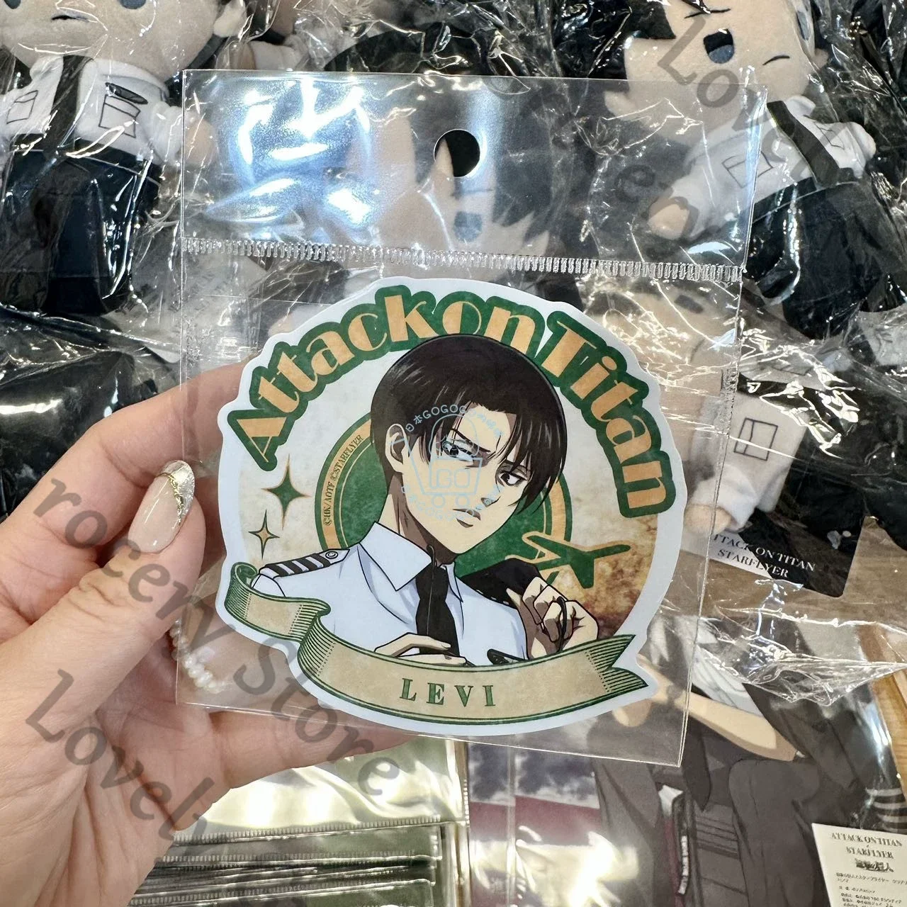 Anime Levi Ackerman Shingeki No Kyojin Hange Zoe Attack on Titan Eren Jaeger Cosplay Cartoon Paster Sticker Decals Tags Gift
Anime Levi Ackerman Shingeki No Kyojin Hange Zoe Attack on Titan Eren Jaeger Cosplay Cartoon Paster Sticker Decals Tags Gift